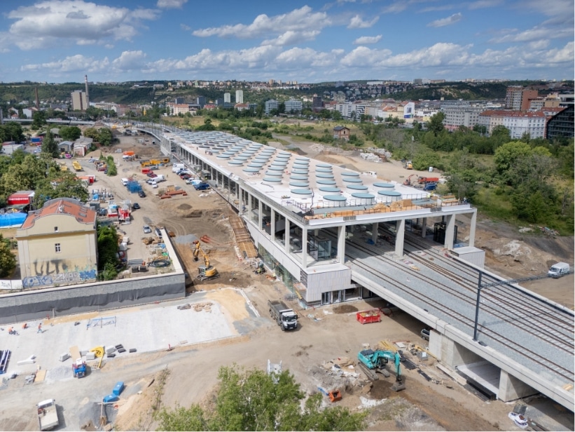 Nová železniční stanice Praha – Bubny
